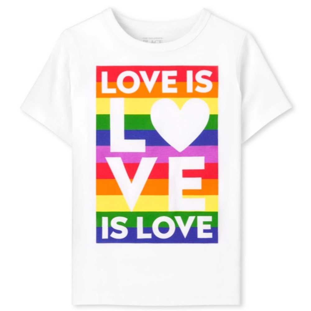NWT C.Place 2T Pride rainbow love shirt top